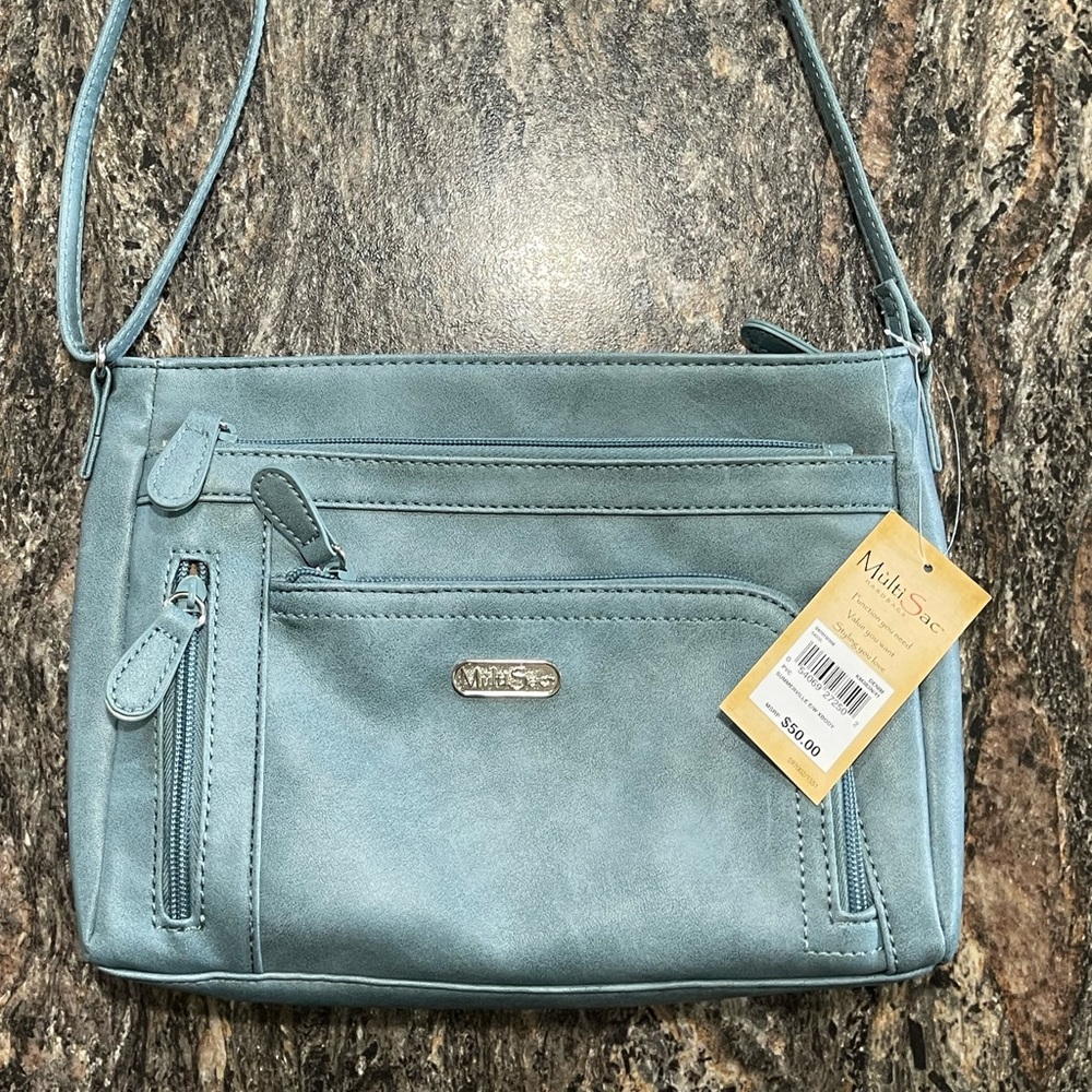 MultiSac Summerville Crossbody Denim Blue